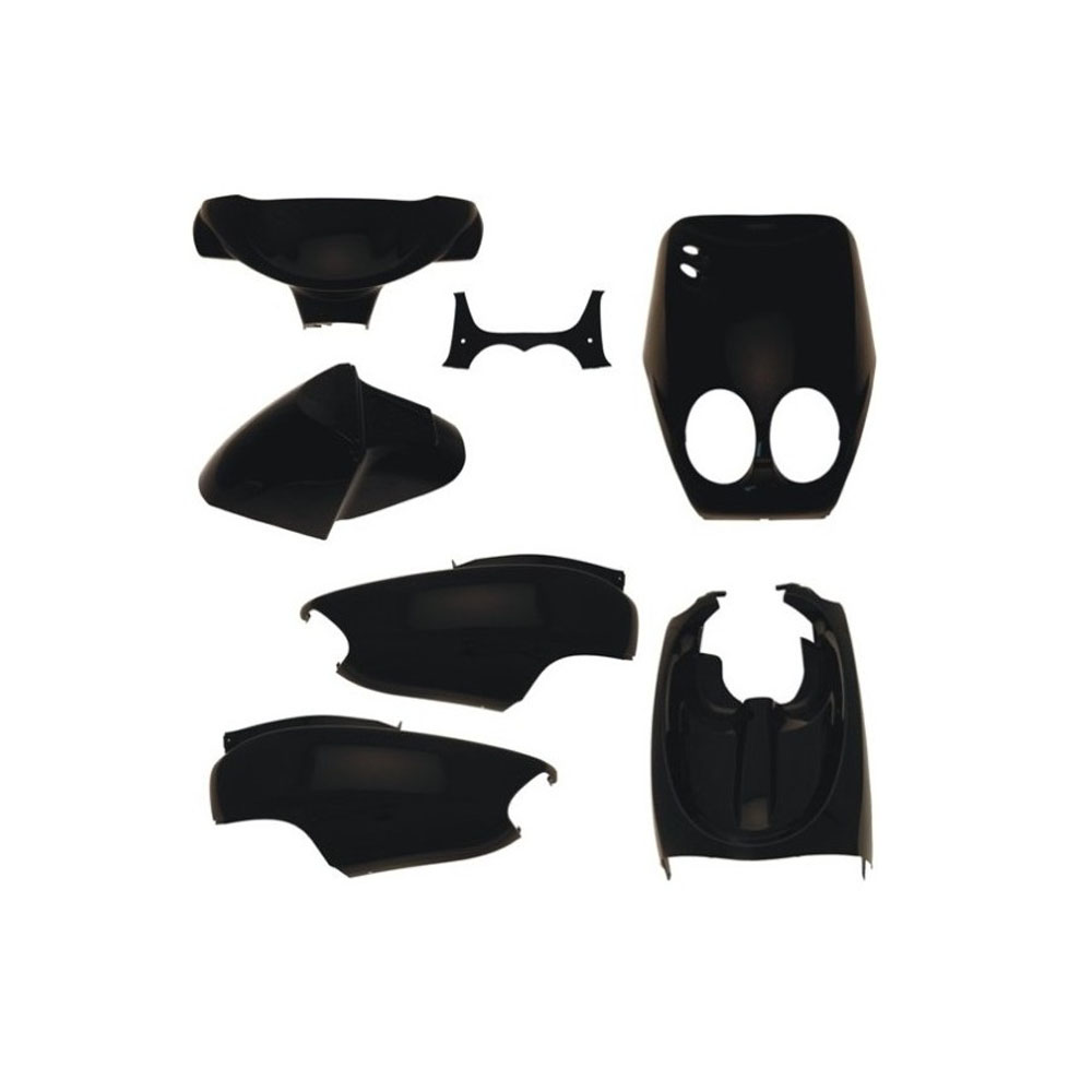 Kit carene stampate ad iniezione Nere per YAMAHA NEO'S 50 2002-2007