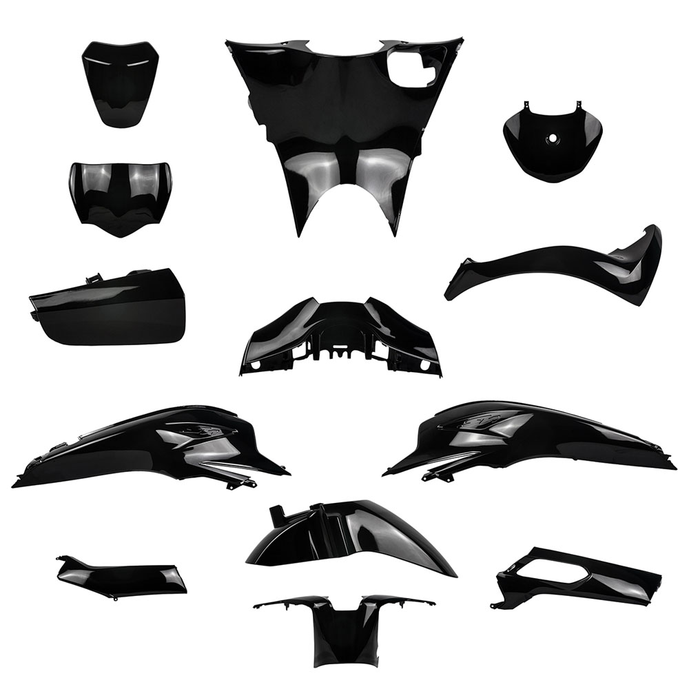 Kit carene stampate ad iniezione Nere per HONDA SH 125 2020-2024