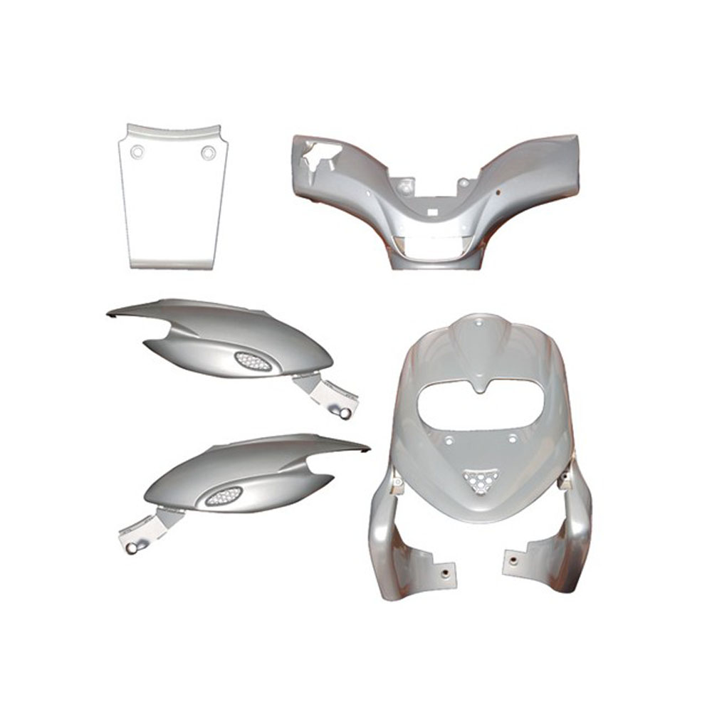 Kit carene stampate ad iniezione Argento per GILERA STALKER 50 1997-2011