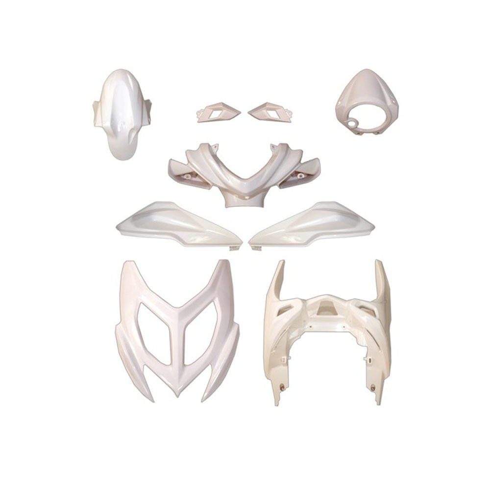 Kit carene stampate ad iniezione Bianche per YAMAHA AEROX 50 2013-2014