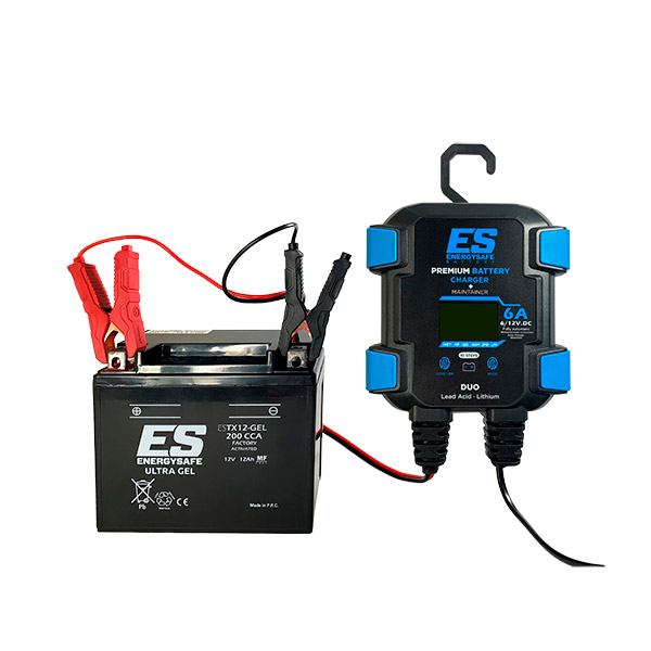 Caricabatterie EnergySafe 6V/12V Premium Duo Pro 6A