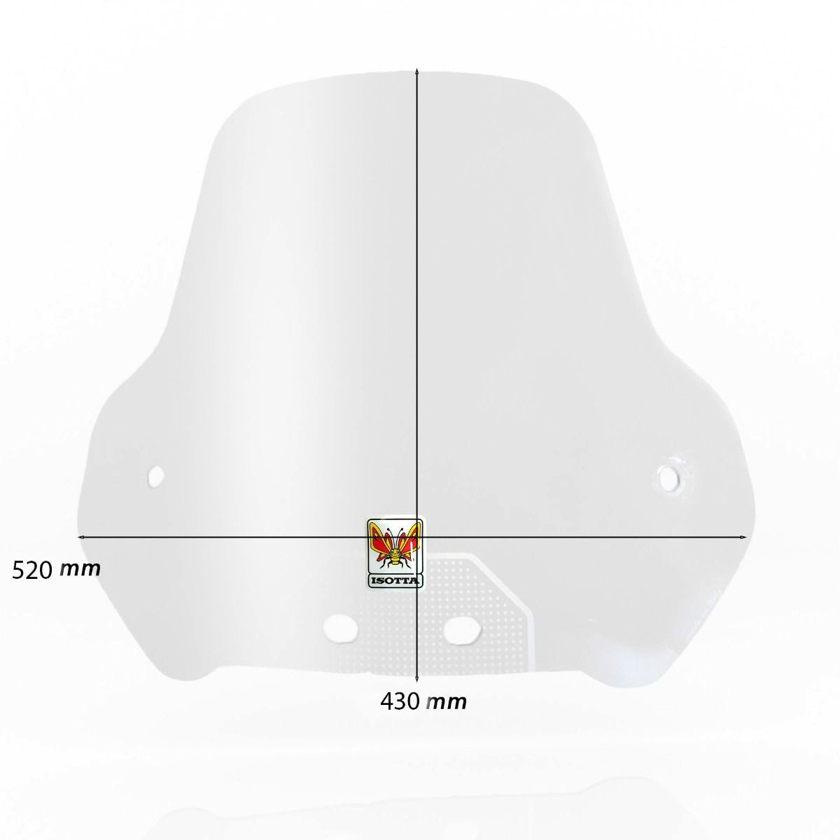 Parabrezza Trasparente Isotta SC4261-T