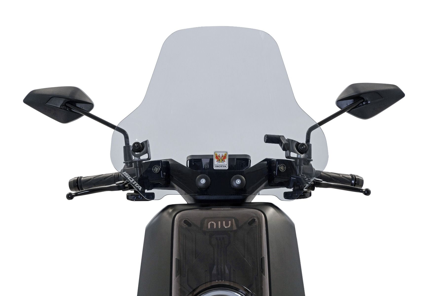 Parabrezza Fumo chiaro Isotta per NIU NQIX 150 2025-2026