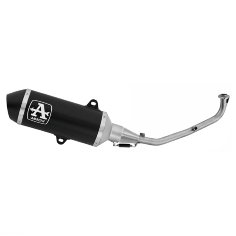 Scarico completo Arrow con terminale Urban racing Alluminio Dark fondello acciaio per YAMAHA N-MAX 155 2025-2026