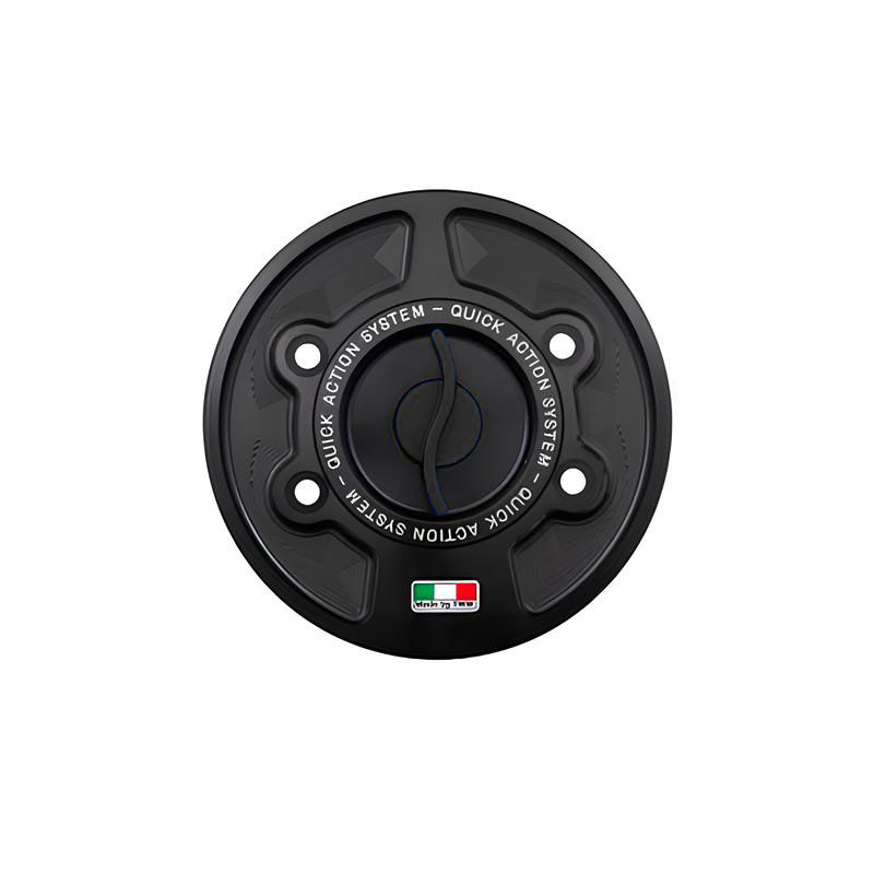 Tappo Serbatoio Completo TWM Alluminio Nero per SUZUKI SV 650 1999-2002