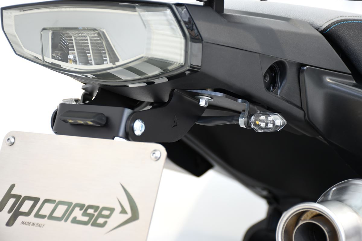 Portatarga HP Corse in Acciaio Inox per CFMOTO MT-X 2025-2026