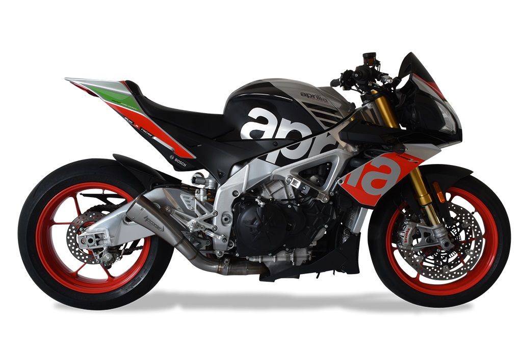 Silenziatore Racing HP Corse Hydroform Short R Satin per APRILIA RSV4 1100 /FACTORY 2021-2024
