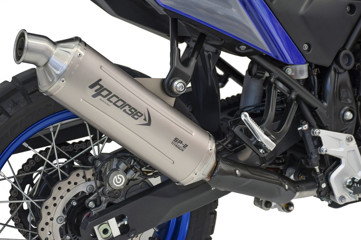 Silenziatore omologato HP Corse SP-2 350 Titanium Passaggio Basso per YAMAHA TENERE' 700 2019-2025