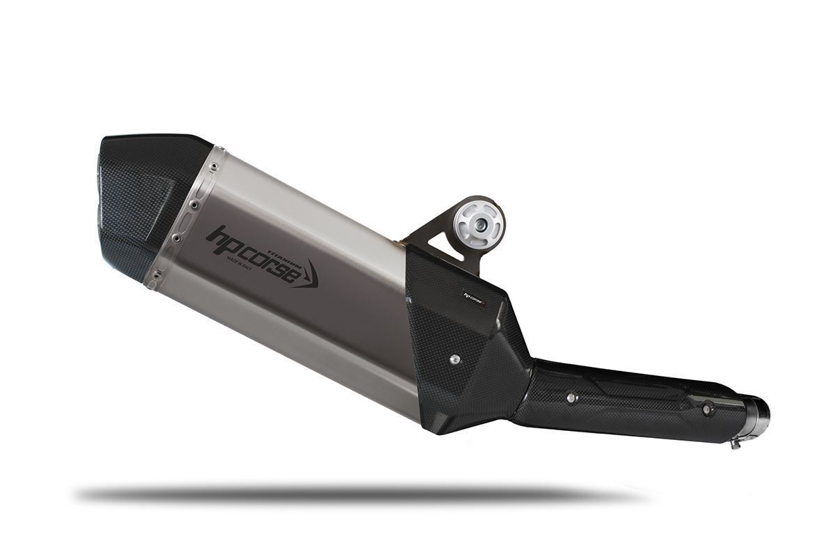 Silenziatore omologato HP Corse SPS Carbon Short Titanium per YAMAHA TENERE' 700 2019-2025