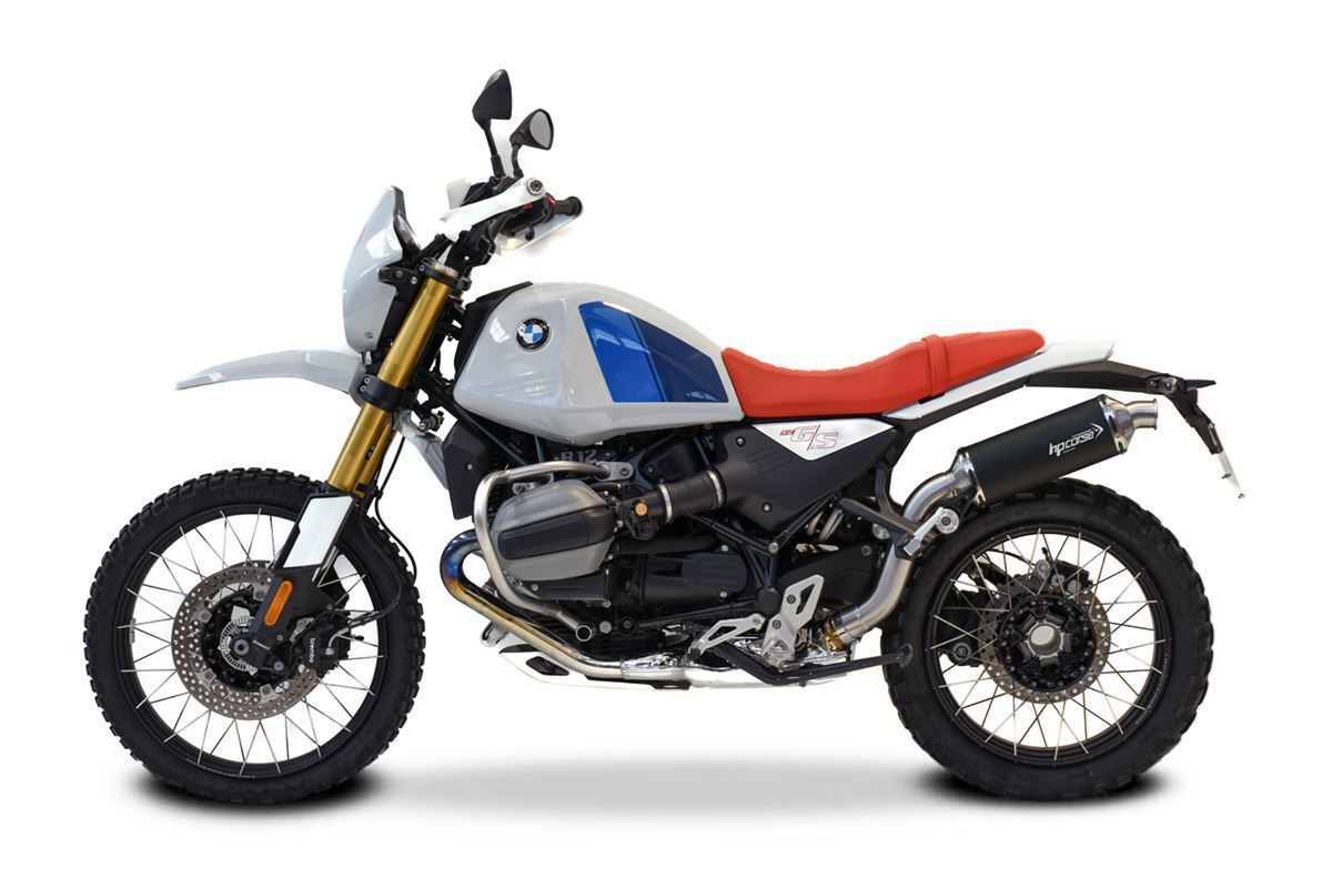 Silenziatore omologato HP Corse SP-1 EVO Short Black Titanium per BMW R 12 G/S 2025-2026