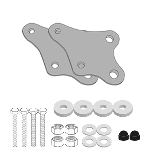 Kit specifico Kappa per montare il KNH1201 in assenza del paramotore basso per HONDA XL 750 TRANSALP E-CLUTCH 2026