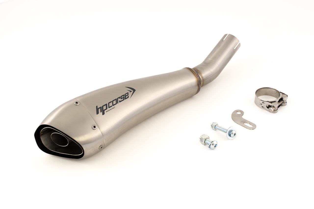 Silenziatore omologato HP Corse Hydroform Satin per KAWASAKI ER-6F 2005-2011