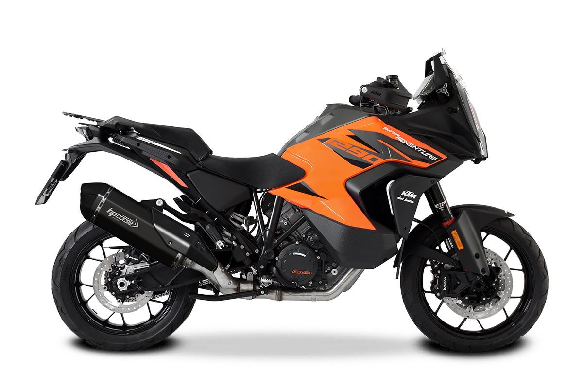 Silenziatore omologato HP Corse SPS Carbon RR Black Titanium per KTM 1290 SUPER ADVENTURE S/R 2021-2024