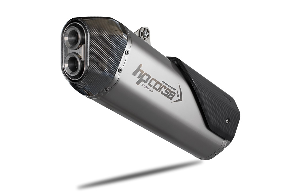 Silenziatore omologato HP Corse SPS Carbon Titanium per KTM 1190 ADVENTURE 2013-2016