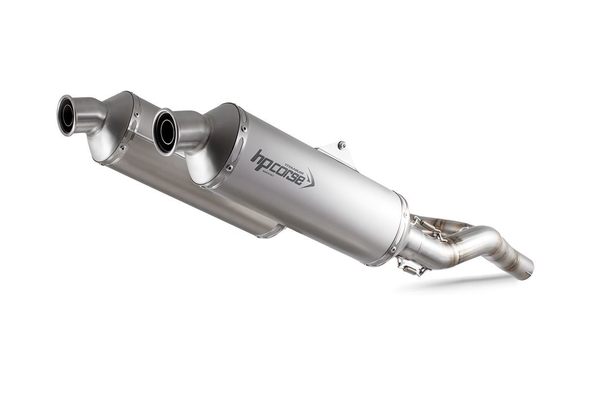 Coppia Silenziatori Racing HP Corse SP-1 350 Titanium per KTM 990 ADVENTURE 2007-2014