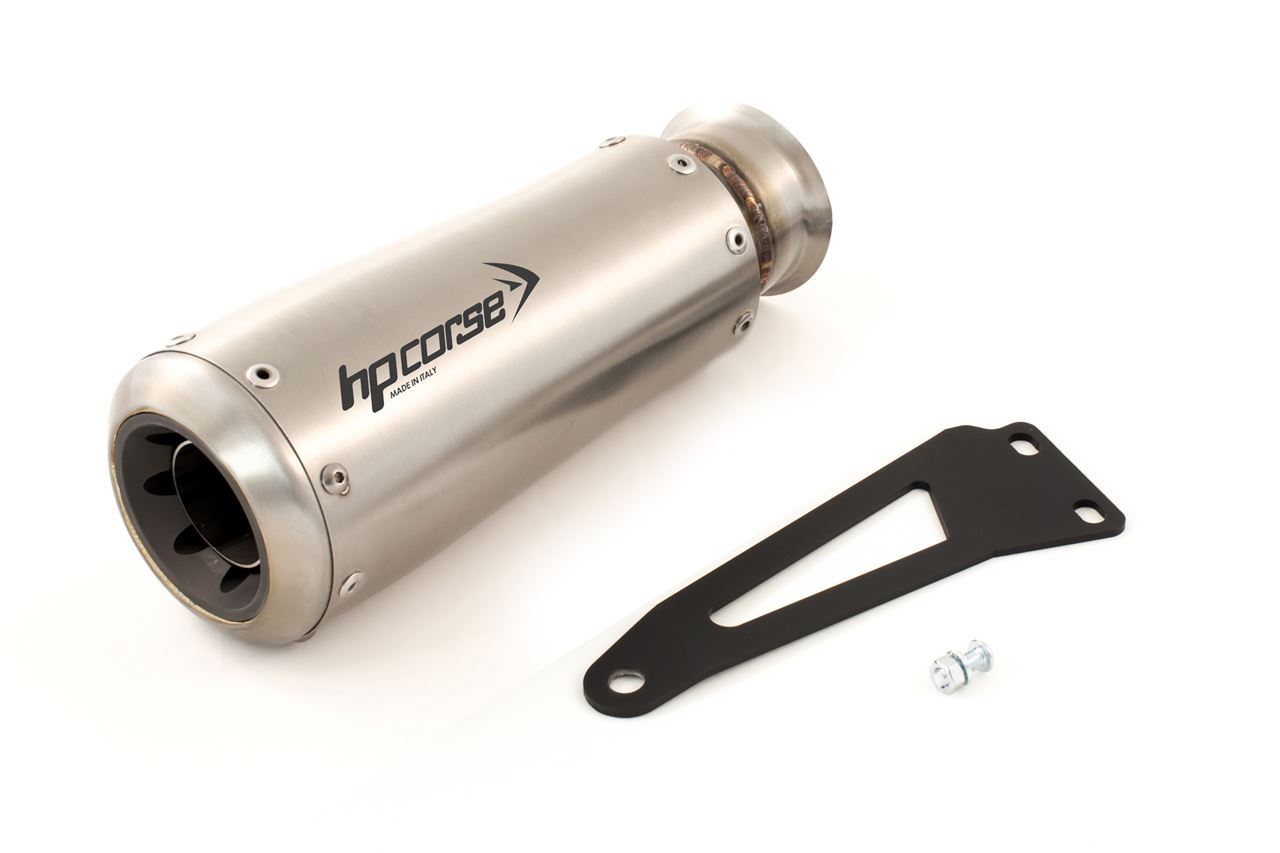 Silenziatore omologato HP Corse GP-07 Satin per KTM 1290 SUPER DUKE R 2014-2016