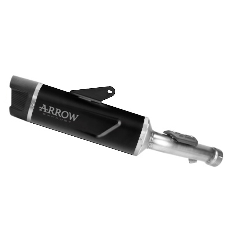 Terminale omologato Arrow Indy-Race Evo Alluminio Dark fondello carbonio per HONDA CB 1000 GT 2026