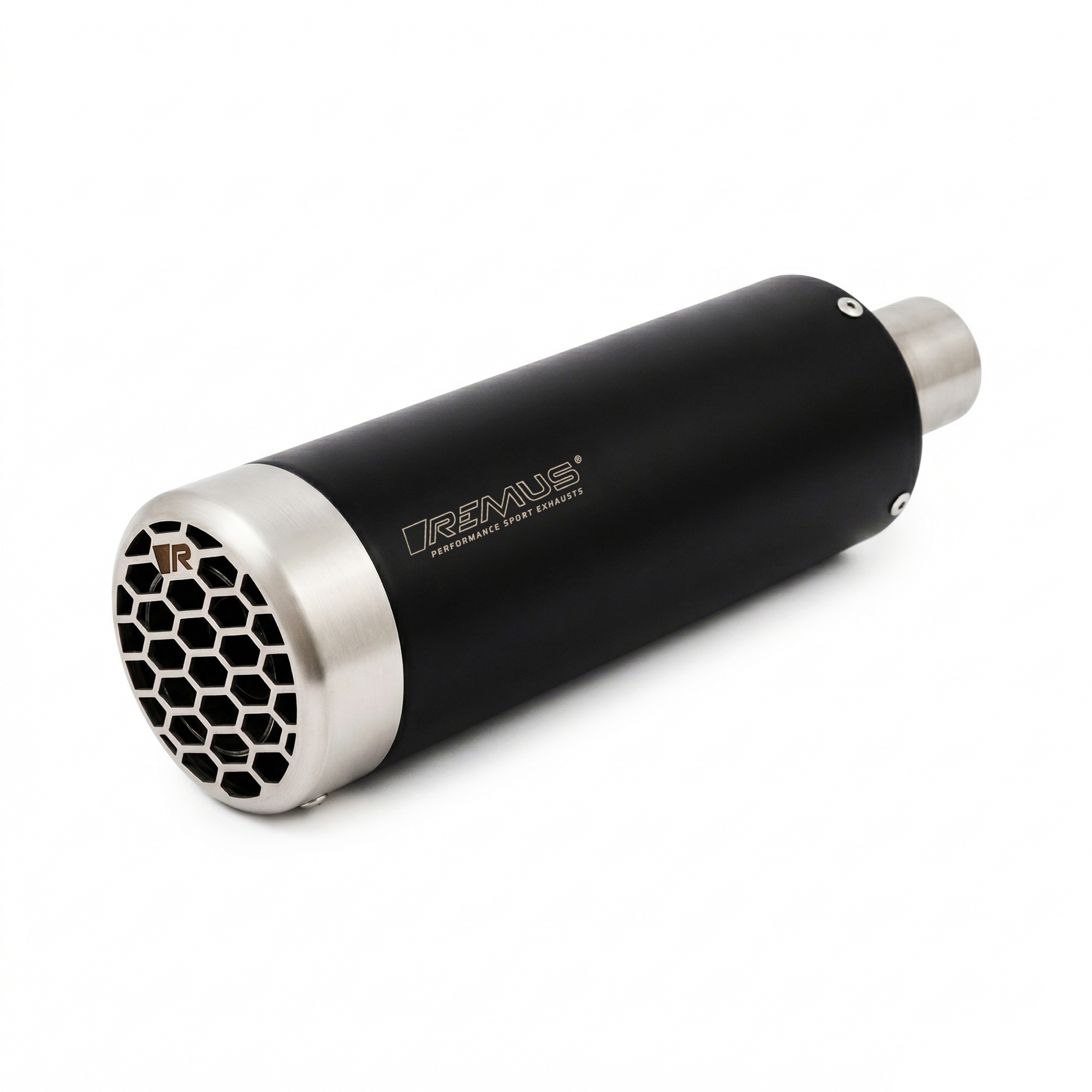 Silenziatore Remus Double Mesh acciaio nero omologato per BMW G 310 GS 2024-2026